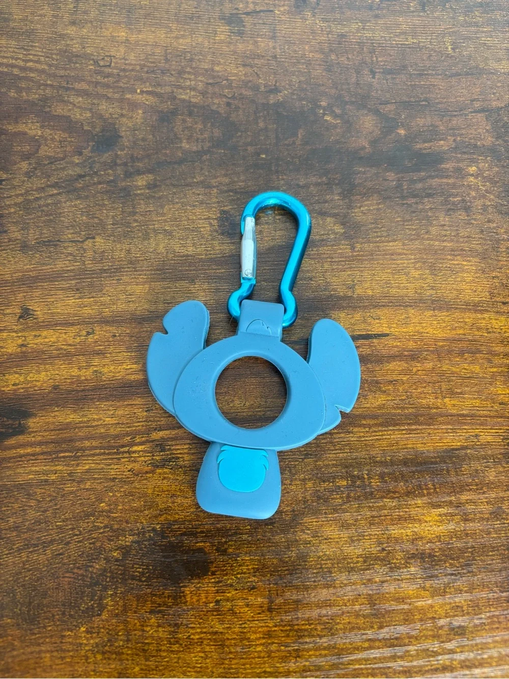 Tokyo Disney Stitch Blue Silicone water bottle holder clip